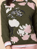 Colorado Floral Print Knit Jumper - Khaki Multi rc&co
