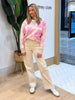 Blushing Print Knit - Pink/Multi