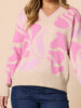Blushing Print Knit - Pink/Multi rc&co