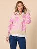 Blushing Print Knit - Pink/Multi rc&co