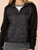 5th Avenue Quilted Jacket - Black rc&co