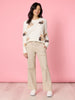 Chelsea Flower Knit - Floral Ivory rc&co