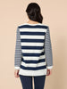 Newport Stripe Top - Navy/Ivory
