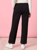 Pippa Straight Leg Ponte Pant  - Black rc&co