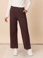 Pippa Straight Leg Ponte Pant - Espresso