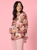 Dakota Floral Print Sheer Top - Blush Multi rc&co