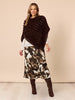 Venice Print Skirt - Espresso Multi rc&co