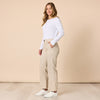 Hudson Wide Leg Jean - Natural