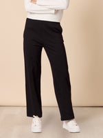 Pippa Straight Leg Ponte Pant  - Black