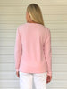 Brushed Crew Neck Long Sleeve Tee - Blush