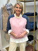 Rosie Contrast Knit - Pink/Multi