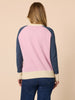 Rosie Contrast Knit - Pink/Multi rc&co