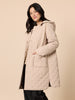 Rodeo Longline Quilted Jacket - Natural