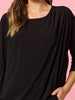 Travellers Pleat Top - Black RC&CO