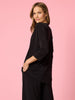 Travellers Pleat Top - Black RC&CO