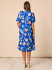 Summer Gala Midi Dress - Cobalt