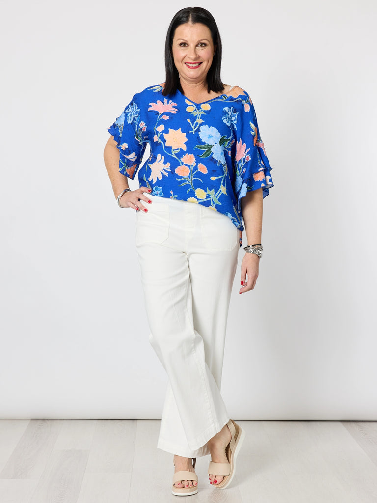 Summer Gala Top - Cobalt