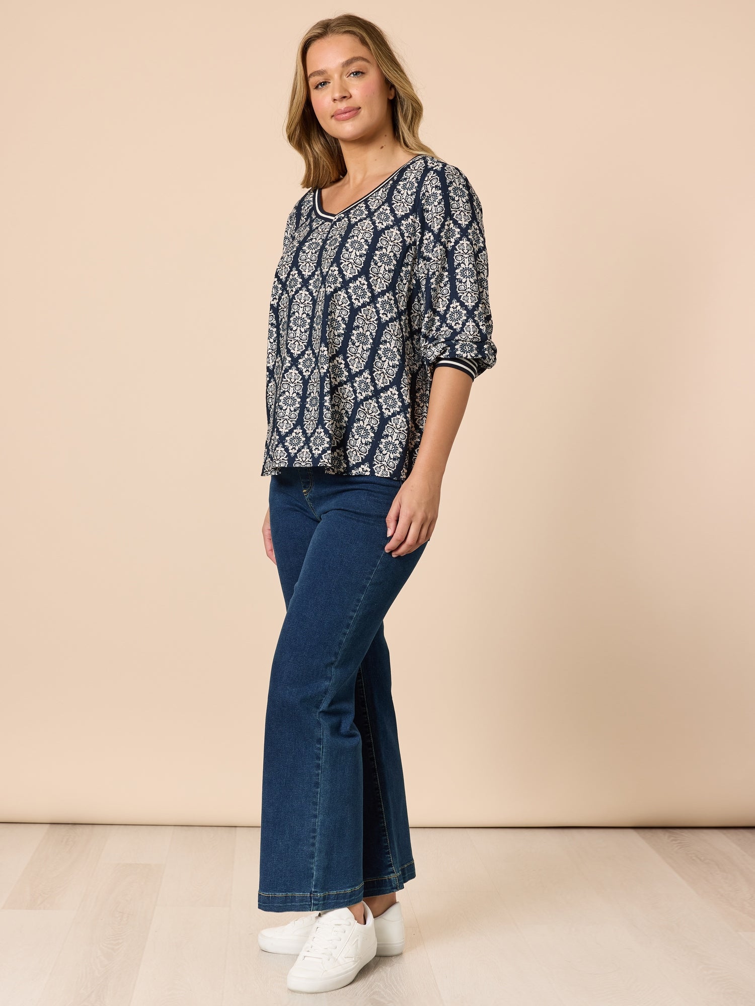 Maddy Pull on Wide Leg Jean - Dark Denim – RC & Co