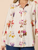 Central Park Floral Print Shirt - Natural Multi rc&co