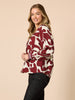 Aspen Print Top - Shiraz rc&co