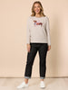 The Retro Cuff Straight Leg Jean - Dark Denim