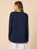 Lulu Print Top - Navy rc&co