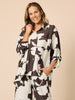 Toulouse Floral Print Shirt - Coffee Ivory rc&co