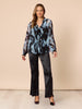Tuxedo Flare Pant - Black rc&co