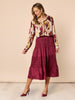 Lux Ruche Skirt - Shiraz rc&co