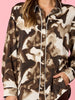 Venice Print Shirt - Espresso Multi rc&co
