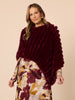 Roma Faux Fur Poncho - Shiraz