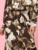 Venice Print Skirt - Espresso Multi rc&co