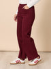 Carpenter Stretch Wide Leg Pull On Denim Jean - Shiraz