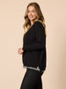 Double Take 2 in 1 Stripe Top  - Black/White rc&co