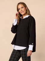 Provence Eyelet Top - Black