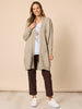 Cirque Diamante Spot Longline Cardigan - Latte rc&co