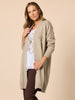 Cirque Diamante Spot Longline Cardigan - Latte rc&co