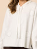 Cirque Hooded Spot Diamante Spot Knit - Winter White