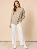Alpine Spot Knit - Latte