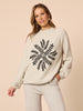 Juliet Floral Print Knit - Natural rc&co
