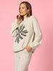 Juliet Floral Print Knit - Natural rc&co