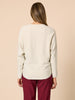 Mon Amour Embellishment Heart Knit - Chalk rc&co