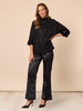 Tuxedo Flare Pant - Black rc&co