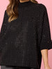 Luce Diamante Knit Jumper – Black rc&co