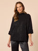 Luce Diamante Knit Jumper - Black