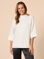 Luce Diamante Knit Jumper - Ivory