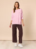 Pippa Straight Leg Ponte Pant - Espresso rc&co