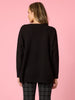 Rochelle Side Button Knit - Black rc&co
