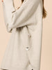 Rochelle Side Button Knit - Natural