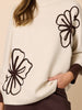 Mimosa Floral Knit - Natural
